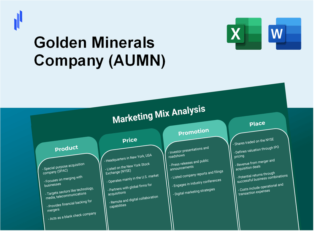 Marketing Mix Analysis of Golden Minerals Company (AUMN)