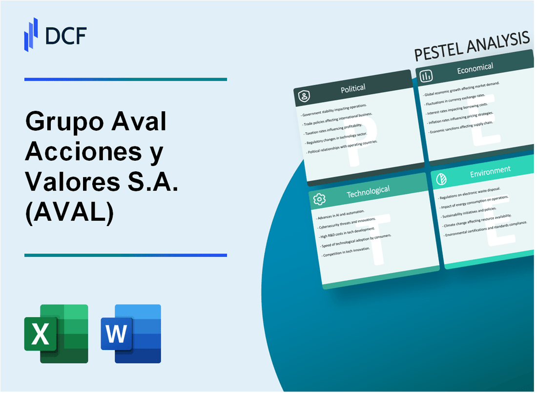 Grupo Aval Acciones y Valores S.A. (AVAL) PESTLE Analysis