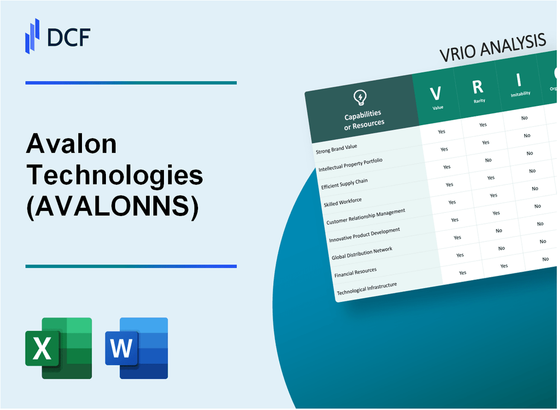 Avalon Technologies Limited (AVALON.NS): VRIO Analysis