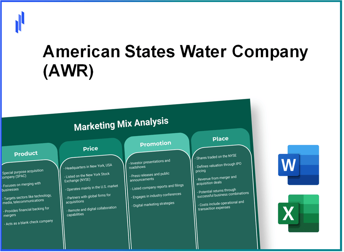 Marketing Mix Analysis of American States Water Company (AWR)