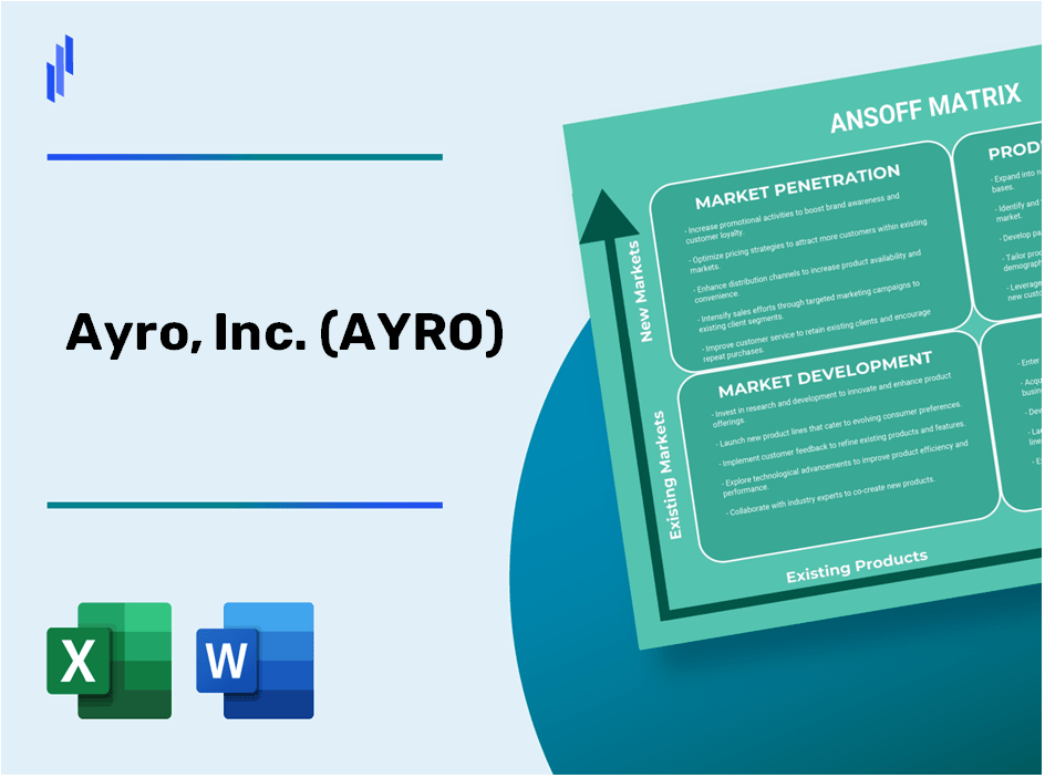 Ayro, Inc. (AYRO) ANSOFF Matrix