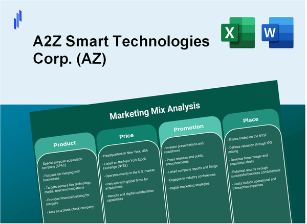 Marketing Mix Analysis of A2Z Smart Technologies Corp. (AZ)