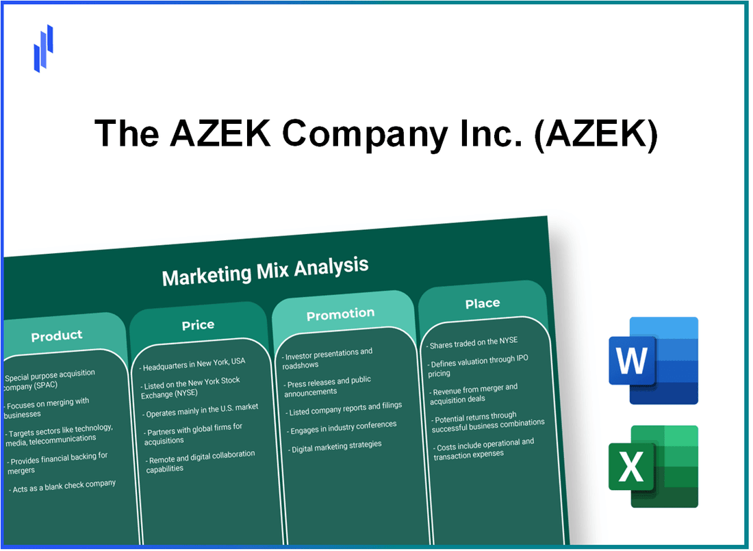 Marketing Mix Analysis of The AZEK Company Inc. (AZEK)