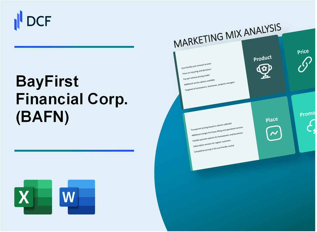 BayFirst Financial Corp. (BAFN) Marketing Mix