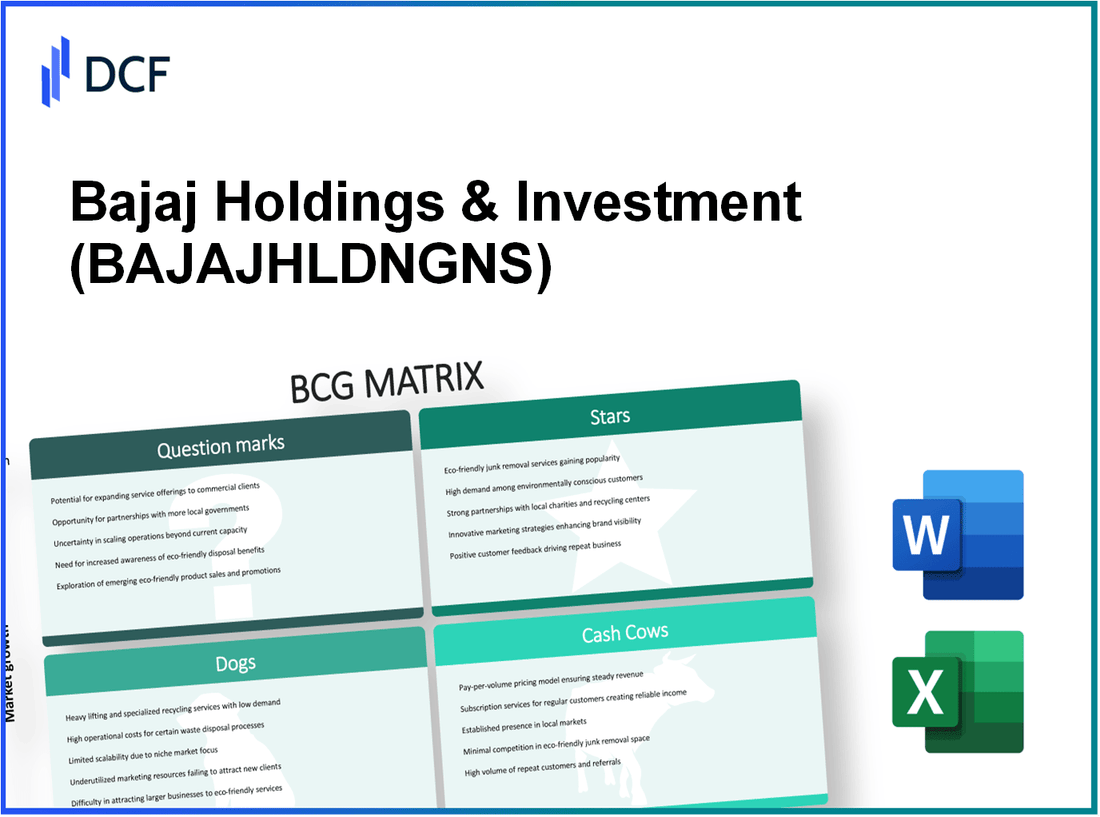 Bajaj Holdings & Investment Limited (BAJAJHLDNG.NS): BCG Matrix