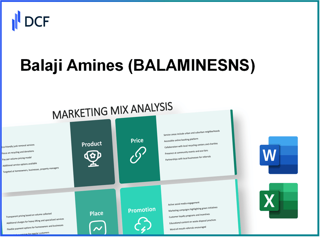 Balaji Amines Limited (BALAMINES.NS): Marketing Mix Analysis