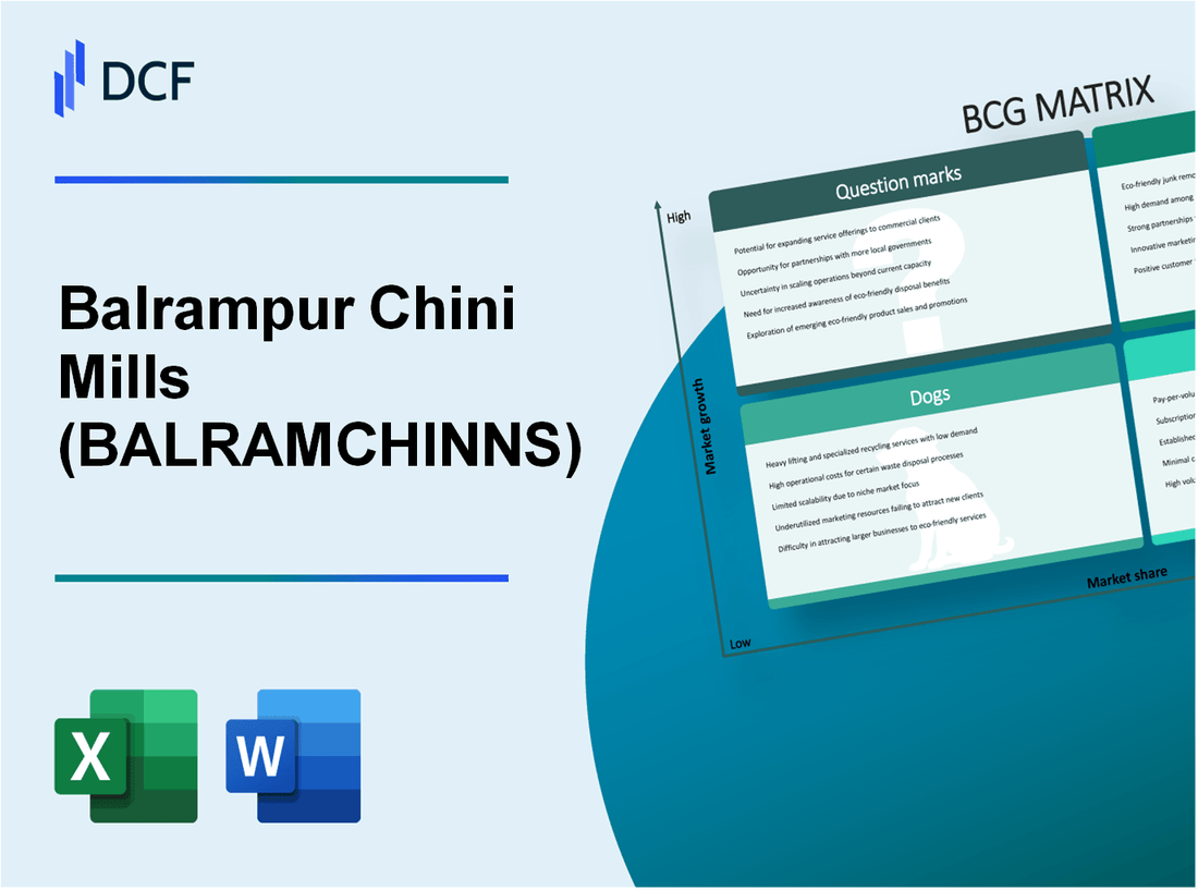 Balrampur Chini Mills Limited (BALRAMCHIN.NS): BCG Matrix