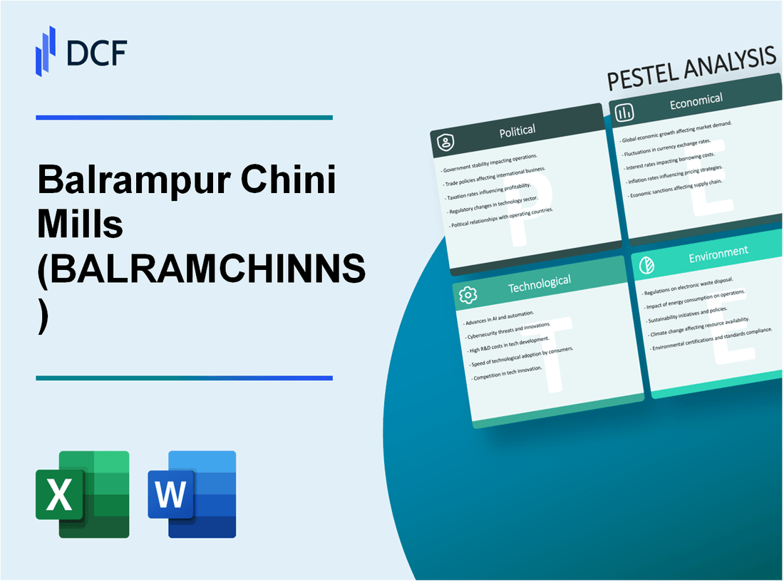 Balrampur Chini Mills Limited (BALRAMCHIN.NS): PESTEL Analysis