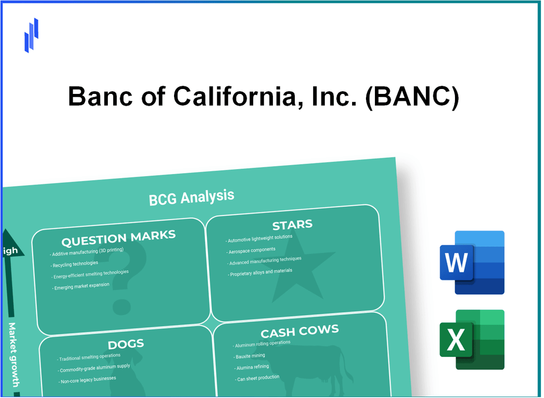 Banc of California, Inc. (BANC) BCG Matrix Analysis