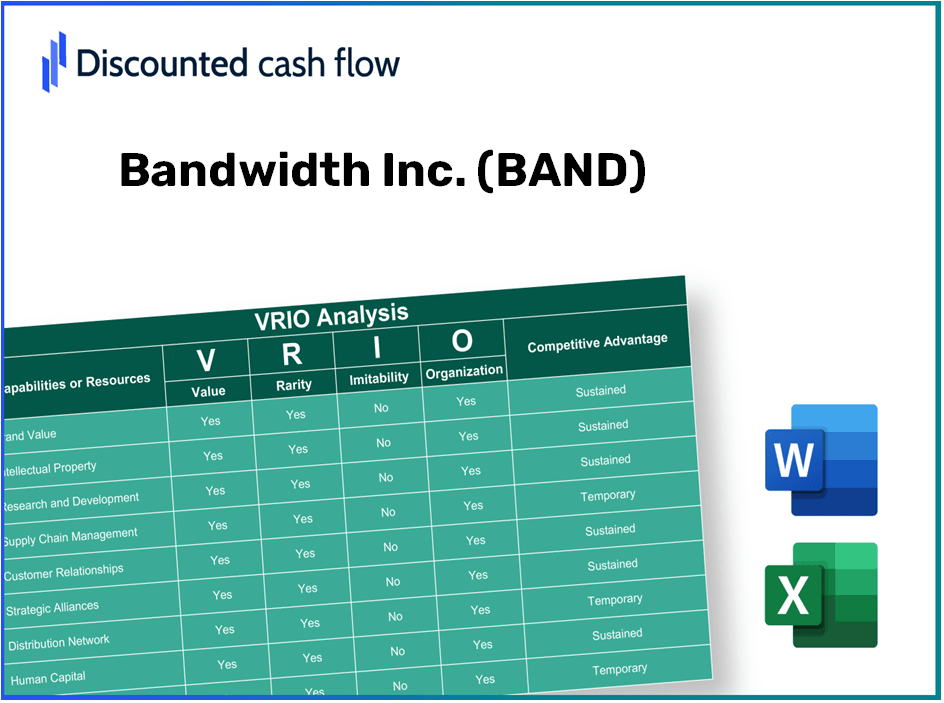 Bandwidth Inc. (BAND) VRIO Analysis