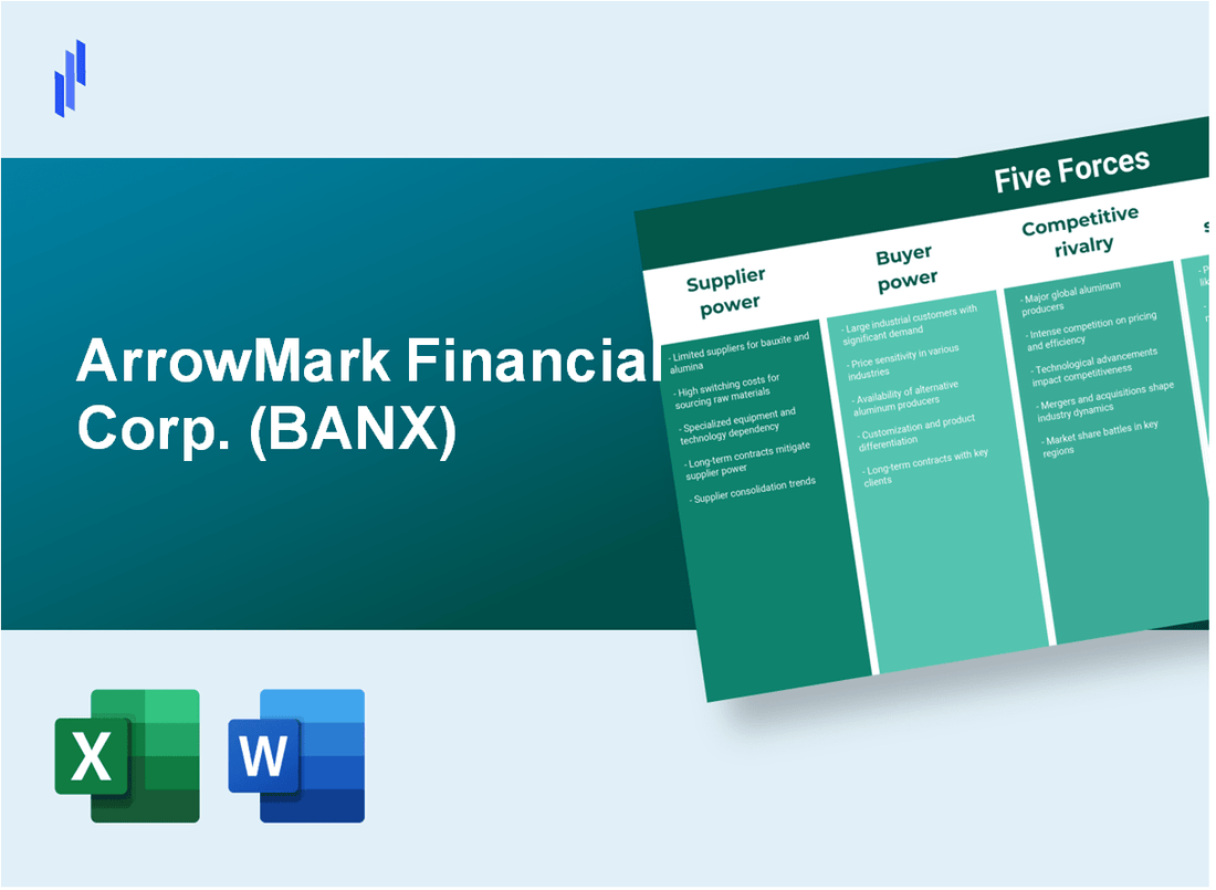 What are the Porter’s Five Forces of ArrowMark Financial Corp. (BANX)?