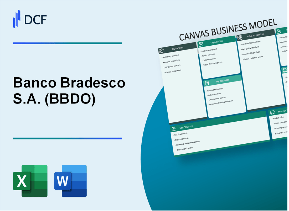 Banco Bradesco S.A. (BBDO) Business Model Canvas