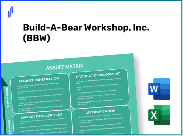 Build-A-Bear Workshop, Inc. (BBW)Ansoff Matrix