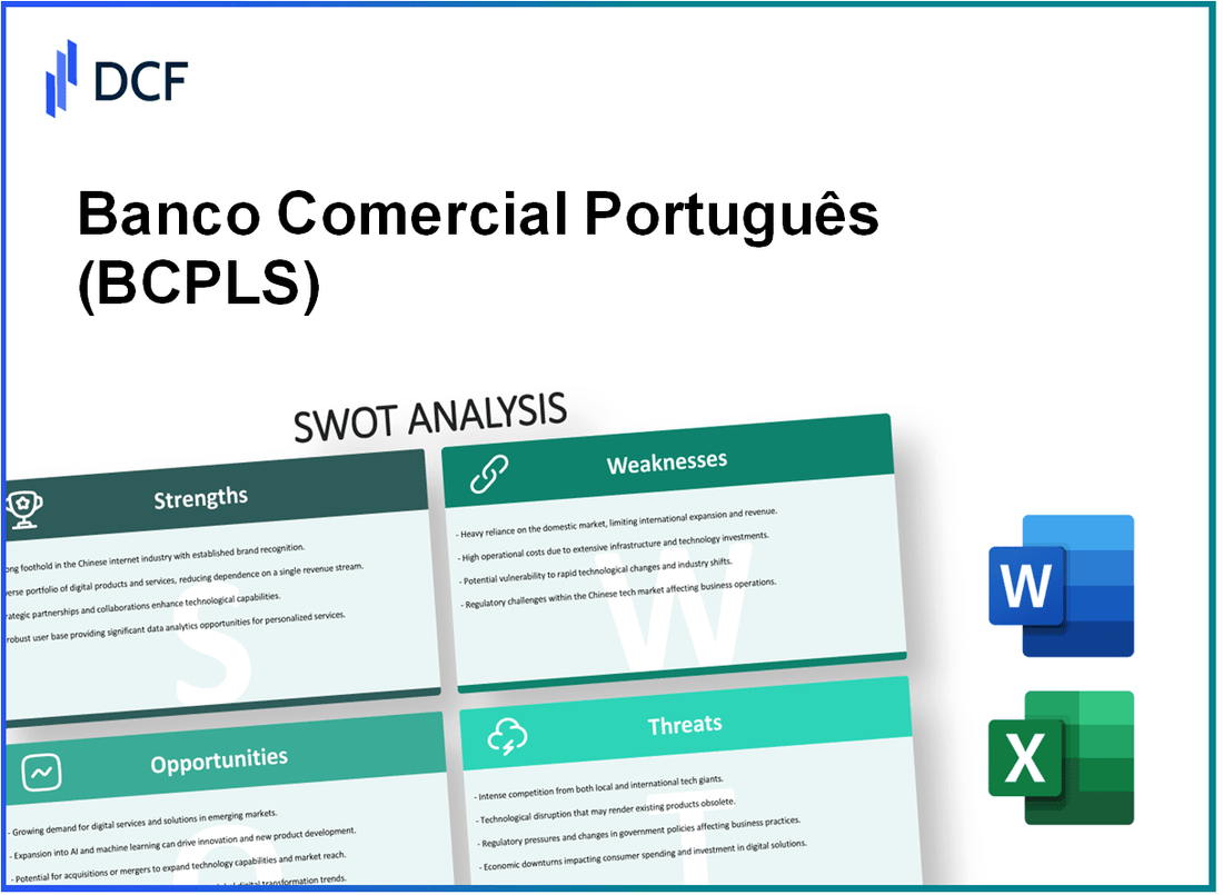 Banco Comercial Português, S.A. (BCP.LS): SWOT Analysis