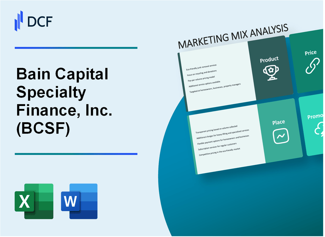 Bain Capital Specialty Finance, Inc. (BCSF) Marketing Mix