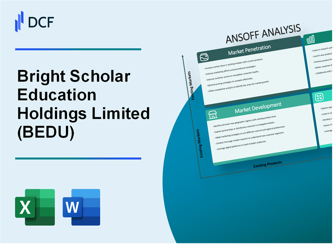 Bright Scholar Education Holdings Limited (BEDU) ANSOFF Matrix