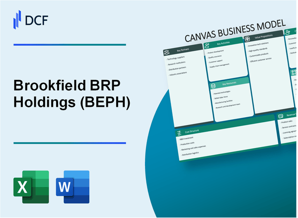 Brookfield BRP Holdings (Canada (BEPH): Canvas Business Model