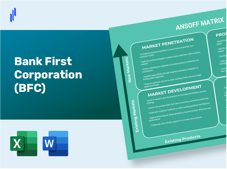 Bank First Corporation (BFC)Ansoff Matrix