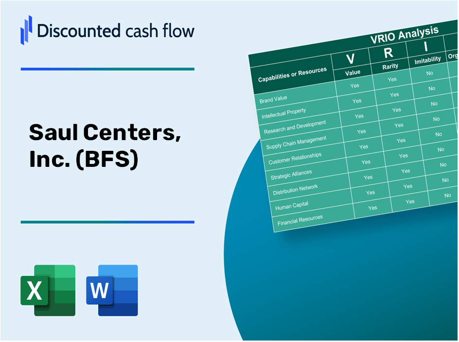 Saul Centers, Inc. (BFS): VRIO Analysis [10-2024 Updated]