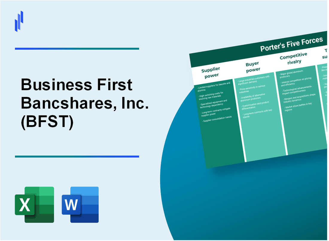 What are the Porter’s Five Forces of Business First Bancshares, Inc. (BFST)?