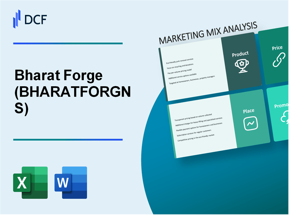 Bharat Forge Limited (BHARATFORG.NS): Marketing Mix Analysis