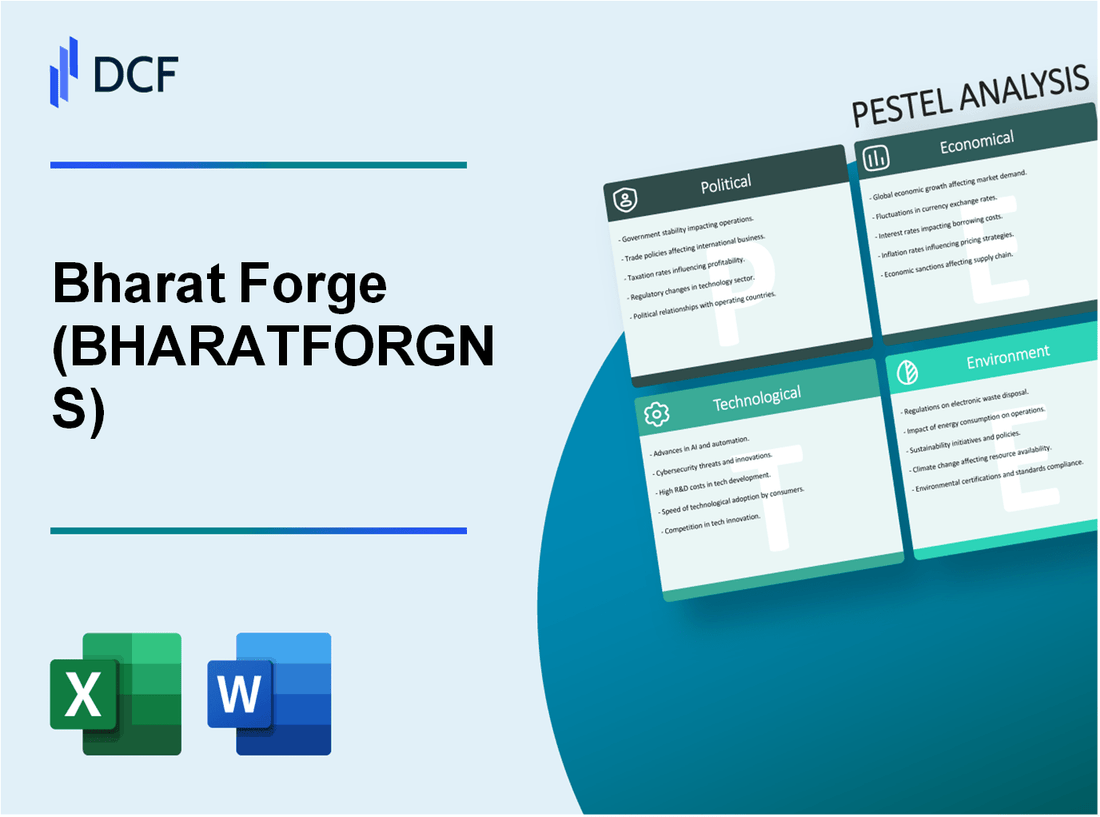 Bharat Forge Limited (BHARATFORG.NS): PESTEL Analysis