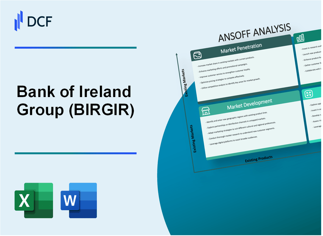 Bank of Ireland Group plc (BIRG.IR): Ansoff Matrix