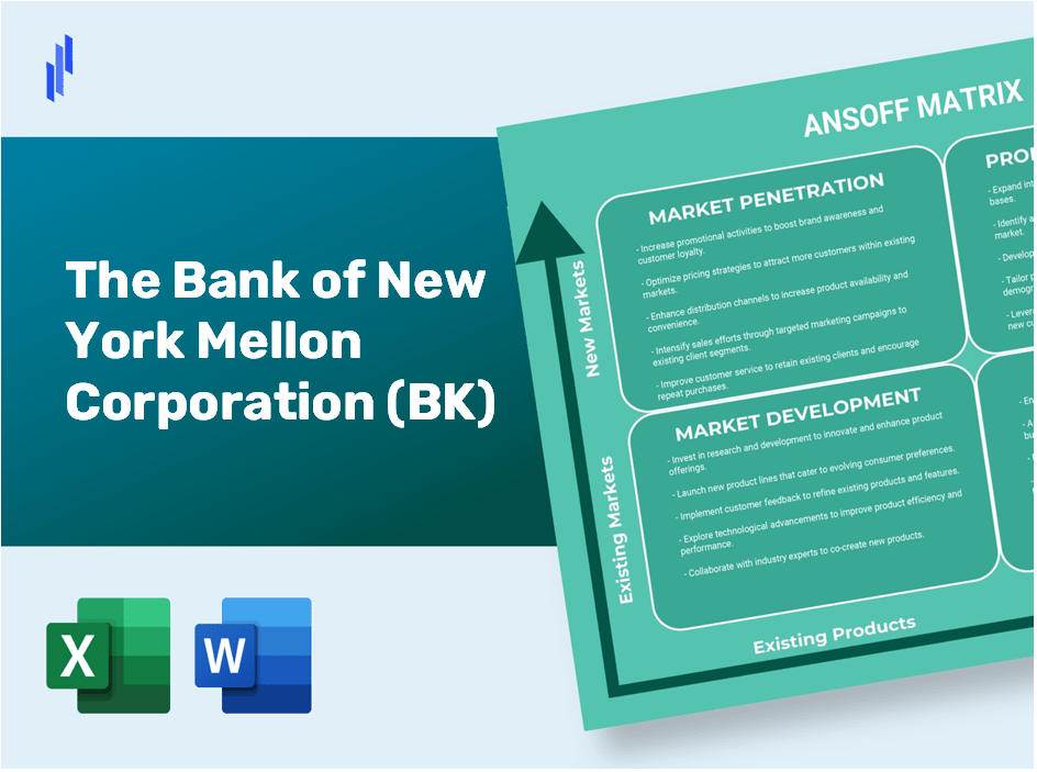 The Bank of New York Mellon Corporation (BK)Ansoff Matrix