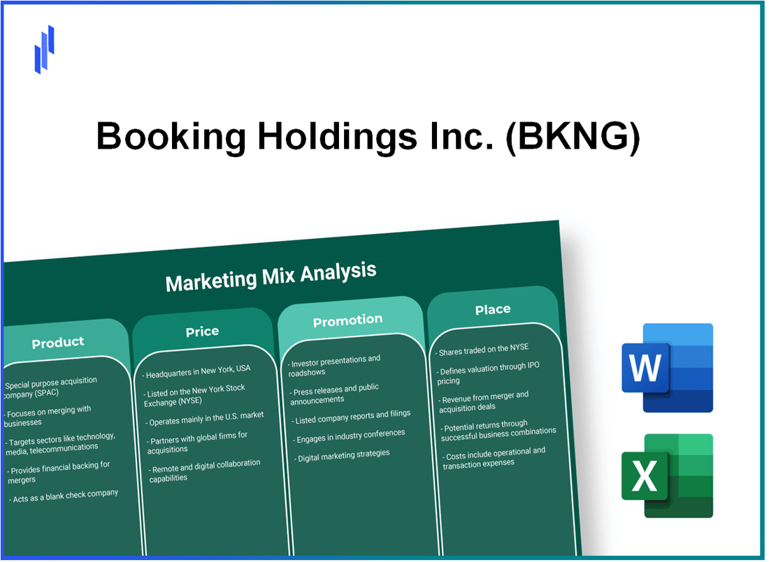 Marketing Mix Analysis of Booking Holdings Inc. (BKNG)