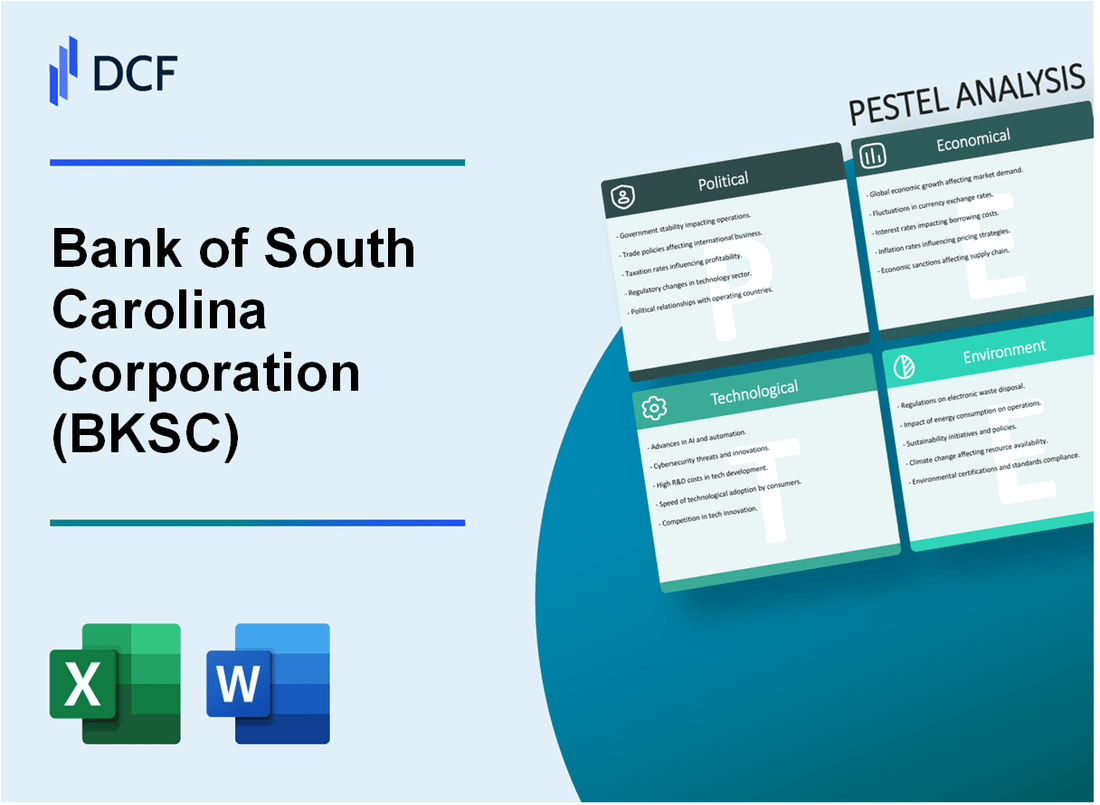 Bank of South Carolina Corporation (BKSC) PESTLE Analysis