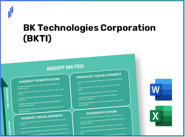 BK Technologies Corporation (BKTI)Ansoff Matrix