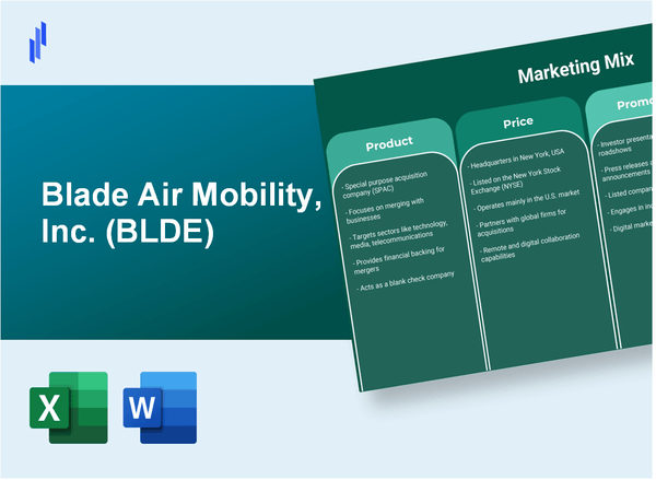 Marketing Mix Analysis of Blade Air Mobility, Inc. (BLDE)