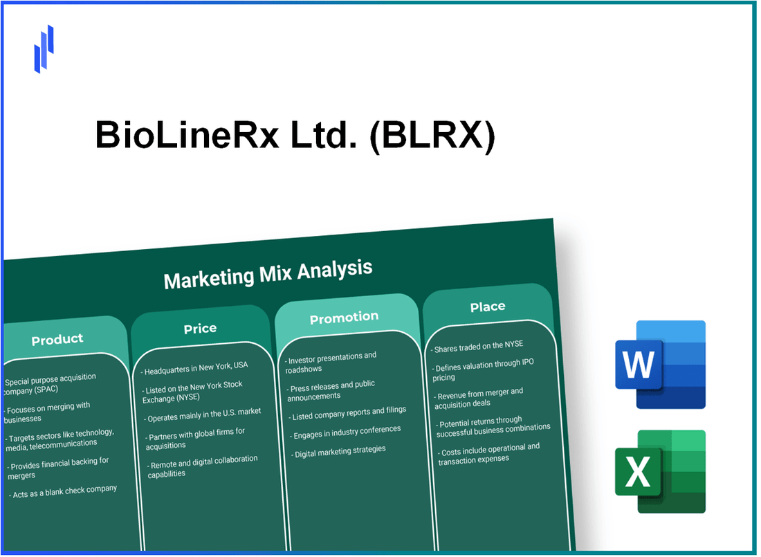 Marketing Mix Analysis of BioLineRx Ltd. (BLRX)