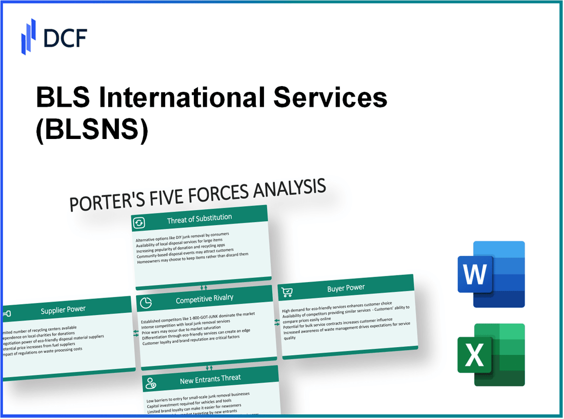 BLS International Services (BLS.NS): Porter's 5 Forces Analysis