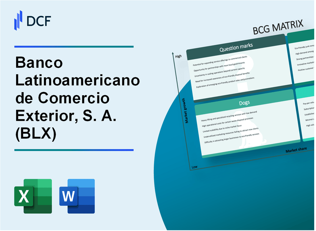 Banco Latinoamericano de Comercio Exterior, S. A. (BLX) BCG Matrix