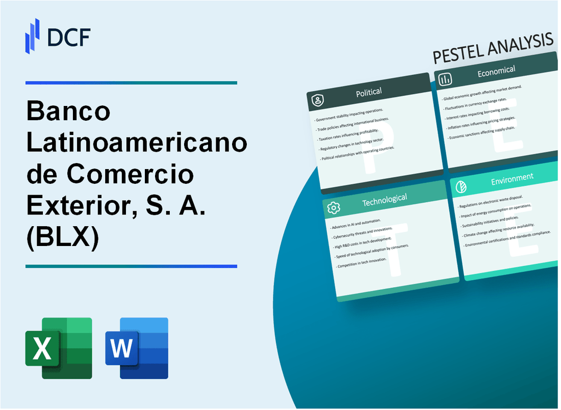 Banco Latinoamericano de Comercio Exterior, S. A. (BLX) PESTLE Analysis