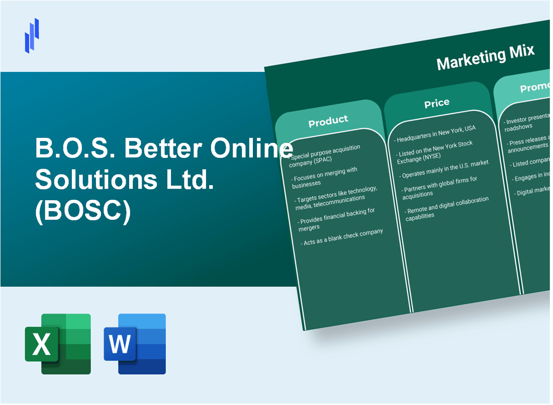 Marketing Mix Analysis of B.O.S. Better Online Solutions Ltd. (BOSC)