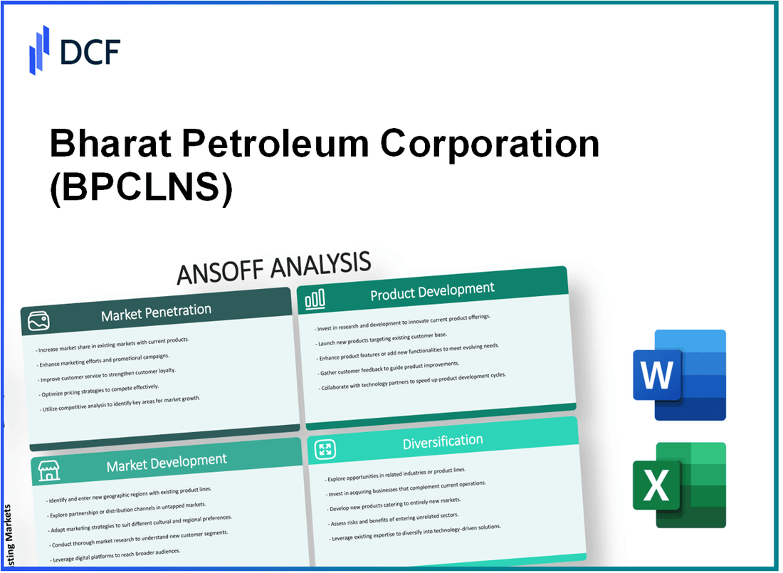 Bharat Petroleum Corporation Limited (BPCL.NS): Ansoff Matrix