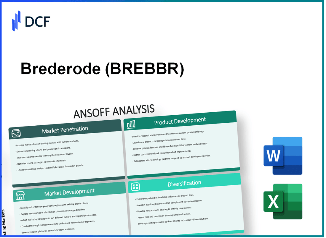 Brederode SA (BREB.BR): Ansoff Matrix