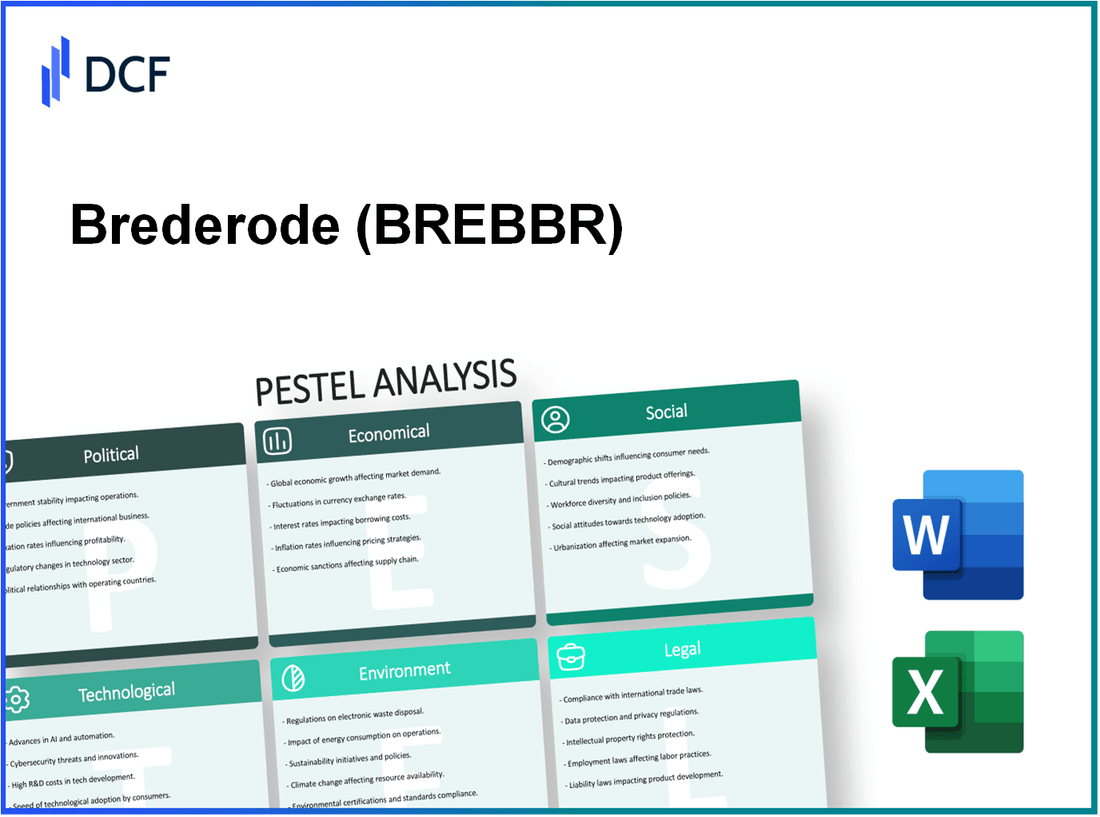 Brederode SA (BREB.BR): PESTEL Analysis