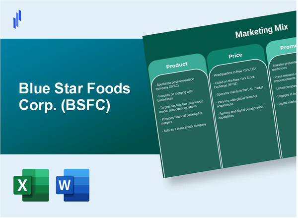 Marketing Mix Analysis of Blue Star Foods Corp. (BSFC)