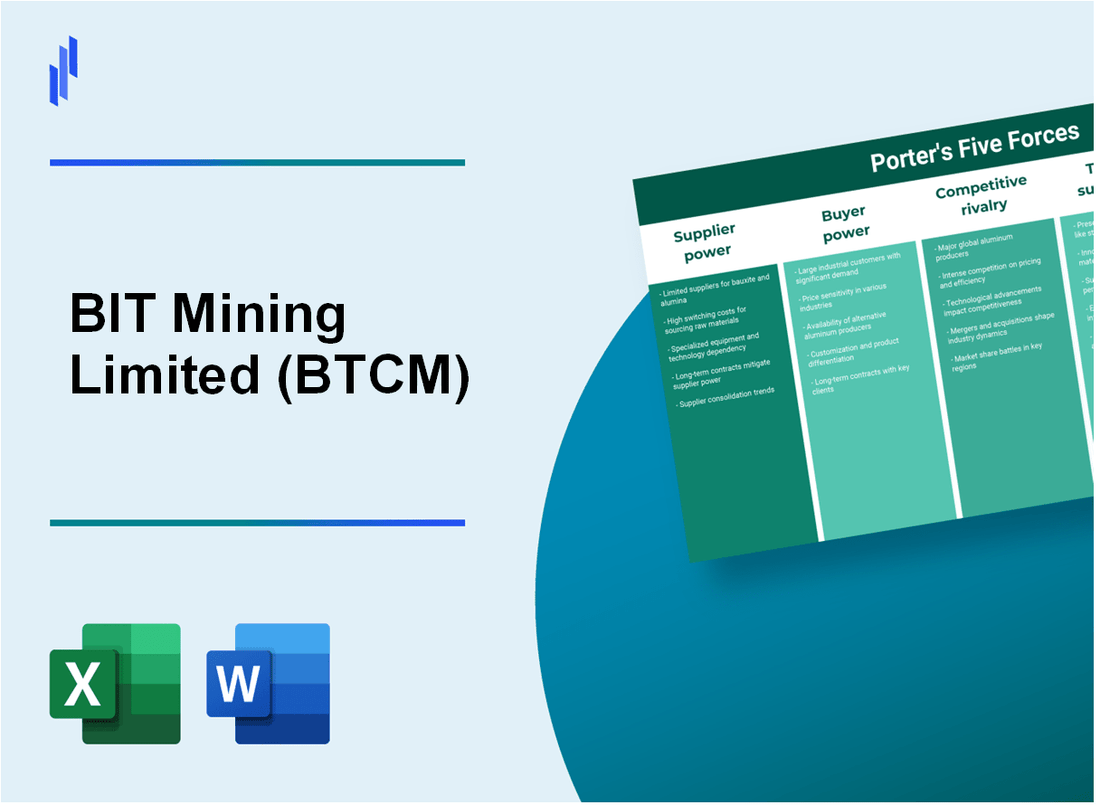 What are the Porter’s Five Forces of BIT Mining Limited (BTCM)?