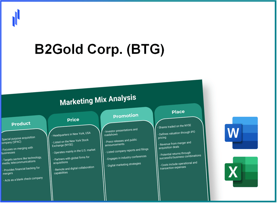 Marketing Mix Analysis of B2Gold Corp. (BTG)