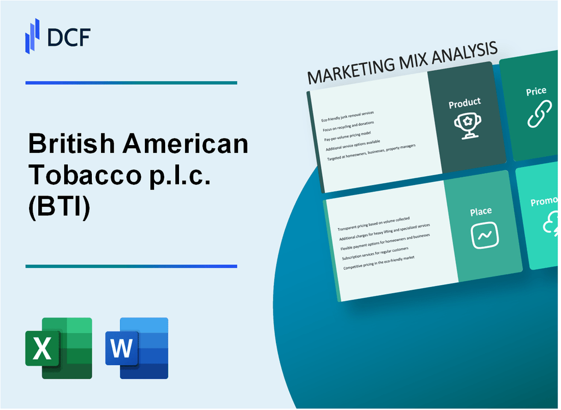 British American Tobacco p.l.c. (BTI) Marketing Mix