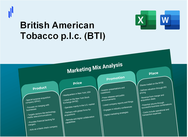 Marketing Mix Analysis of British American Tobacco p.l.c. (BTI)