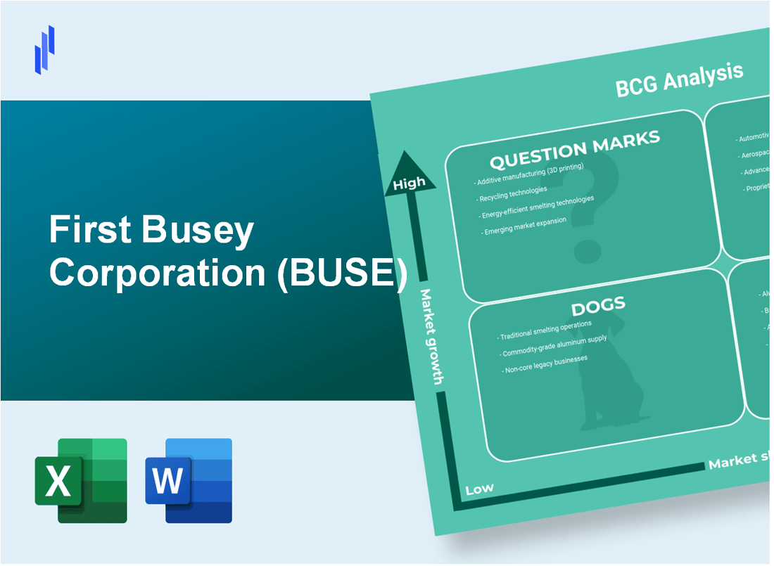 First Busey Corporation (BUSE) BCG Matrix Analysis