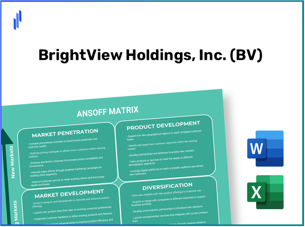 BrightView Holdings, Inc. (BV)Ansoff Matrix