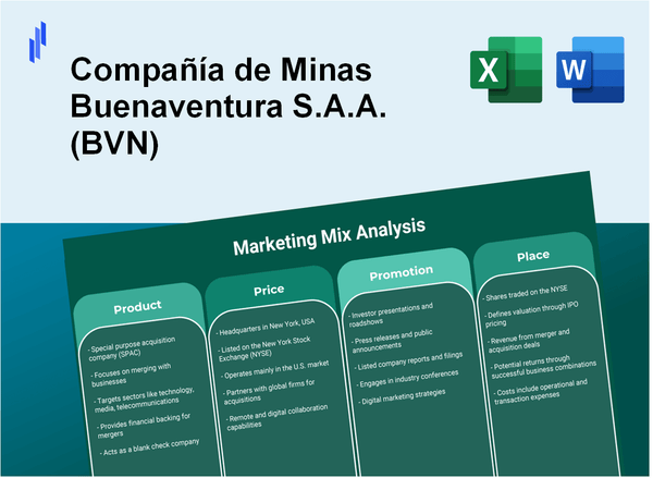 Marketing Mix Analysis of Compañía de Minas Buenaventura S.A.A. (BVN)