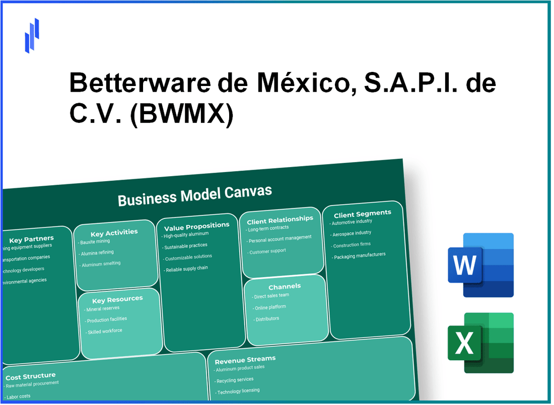 Betterware de México, S.A.P.I. de C.V. (BWMX): Business Model Canvas