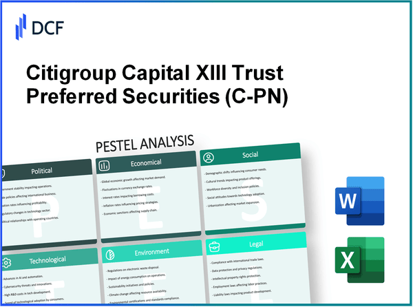Citigroup Capital XIII TR PFD SECS (C-PN): PESTEL Analysis